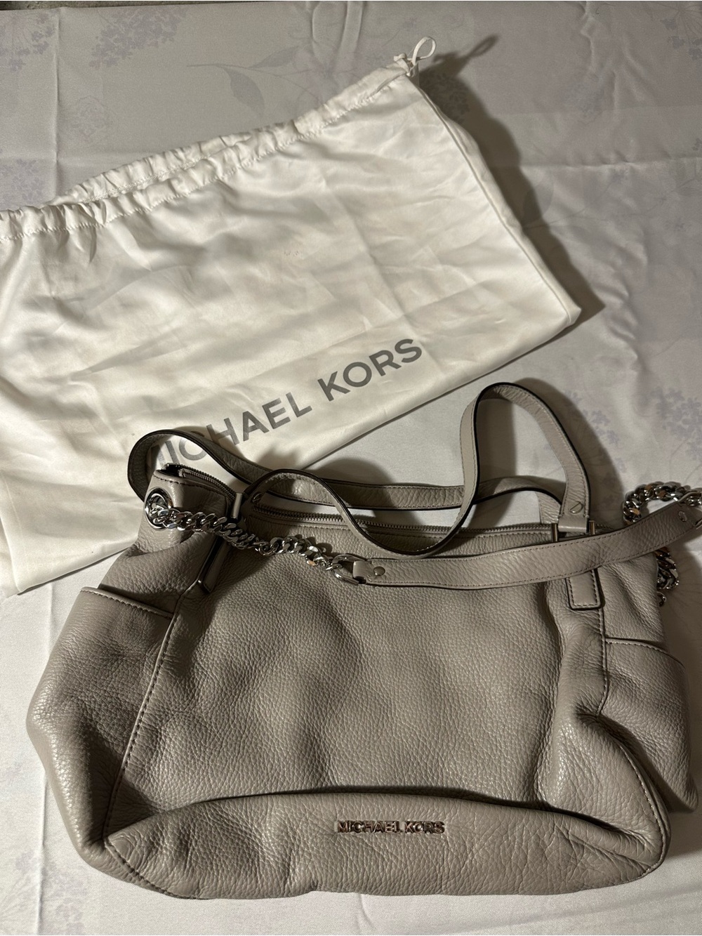Michael Kors Gray Shoulder Purse